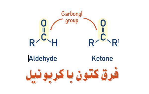فرق کتون با کربونیل